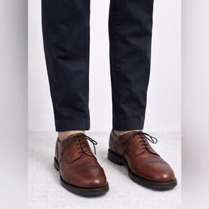 Allen Edmonds Benton Cap Toe Vibram Sole Leather Oxford Shoes 3458 Men’s 10.5A